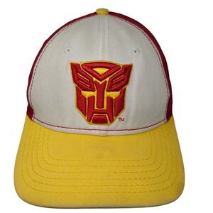 Transformers Autobots Strapback Hat Multicolor OS Adjustable Embroidered Cotton